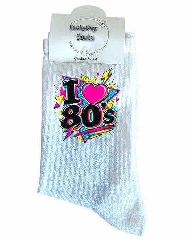 80's trend sokken