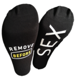 remove before sex sokken