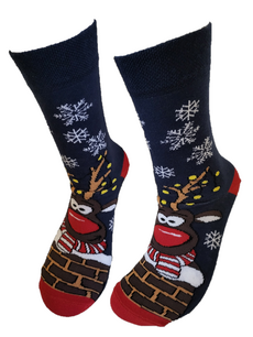 Kerst Rendier schoorsteen