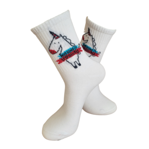 Tennis Nothing Is Impossible eenhoorn wit