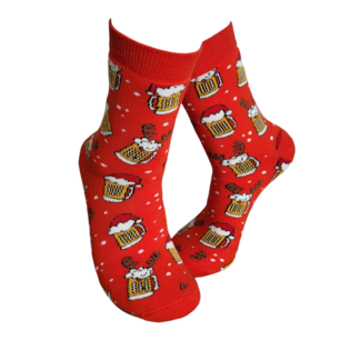 Kerst bierpullen gewei badstof