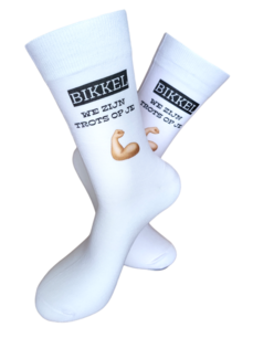 Print Bikkel we zijn trots op je (arm)