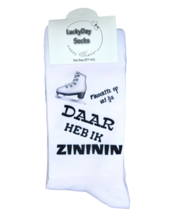 Print Pirouette op het ijs, Daar heb ik zininin