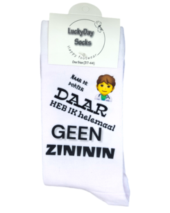 Print Naar de dokter, Daar heb ik helemaal geen zininin