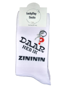 Print Waar heb jij zininin? Staat je zininin er niet bij? Maak hem zelf!