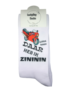 Print Lekker toeren (motor), Daar heb ik zininin 