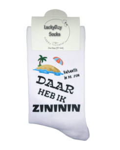 Print Vakantie in de zon, Daar heb ik zininin