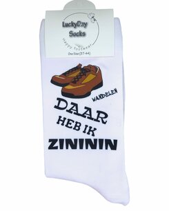 Print Wandelen, Daar heb ik zininin 