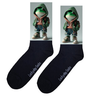 Print 085 Hoody Kikker 