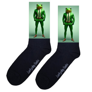 Print 093 Suit Kikker groen