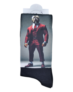 Print 096 Suit Pitbull rood