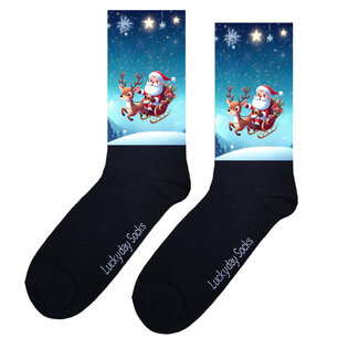 Print  184 Kerstman rendier