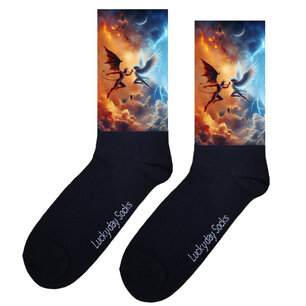 Print 155 Duivel Engel gevecht