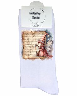 Print 197 Muziekblad kleine harp