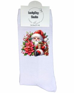 Print 206 Kerst ster kerstman