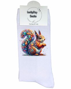 Print 213 Edelstenen eekhoorn