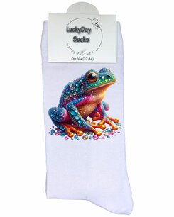 Print 217 Edelstenen kikker