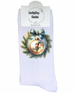 Print 232 Kerstbal-elfje