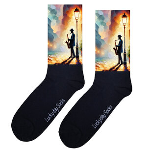 Print 259 Saxofonist man