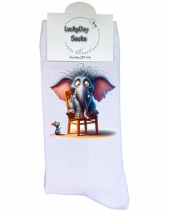 Print 279 Olifant en muis