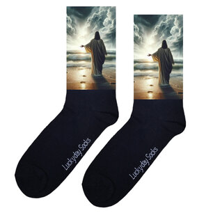 302 Print Jezus bij de zee