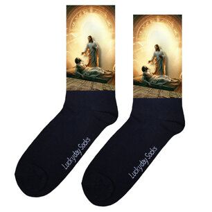 306 Print Jezus bij de zieke