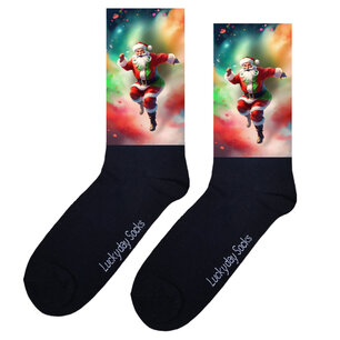 Print 315 Kerstman explosie kleur