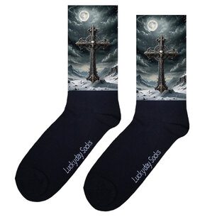 402 Print Kruis doodshoofd