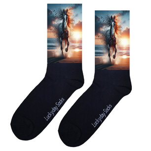 407 Print Paard strand