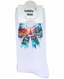 Print 425 Strik met kerstdorp