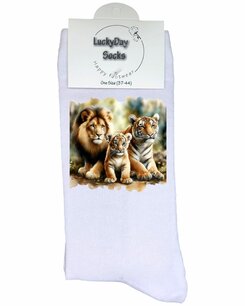 417 Print Tijger ouders met welp