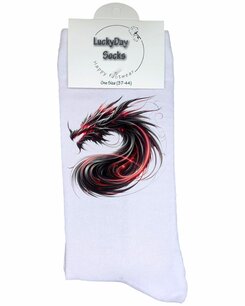 Print 418 draak rood