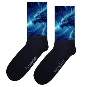 Print 442 Draak blauw