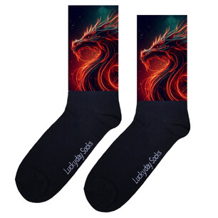 Print 447 Draak rood