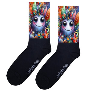 Print 473 Monstertje aquarel