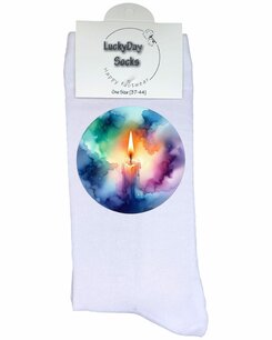 Print 523 Multicolor kaars