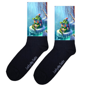 Print 573 Krokodil ijsschots