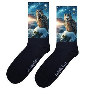 Print 575 Uil winter sterrennacht