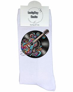 Print 599 Vinyl plaat gitaar kleur 