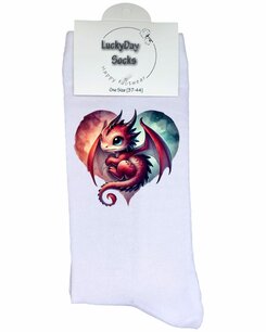 Print 600 Draak hartje Valentijn 