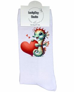 Print 678 Zeepaard baby hart 