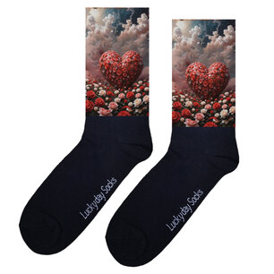 Print 685 Hart van bloemen