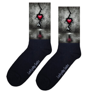 print 689 Hart scheur muur