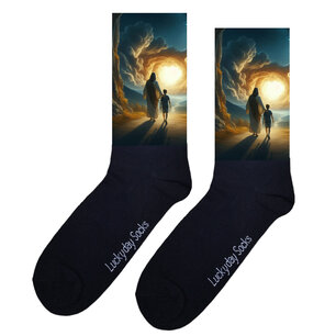 Print 619 Jezus kind weg naar de hemel