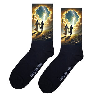 Print 621 Jezus man weg naar de hemel