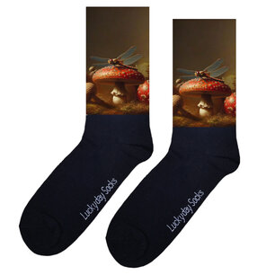 Print 634 Libelle paddenstoel herfst