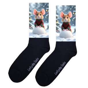 Print 735 Muis sneeuwbal