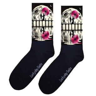 Print 759 Stijger roze paraplu