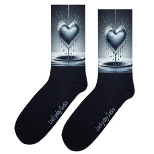 Print 798 Stromend water hart