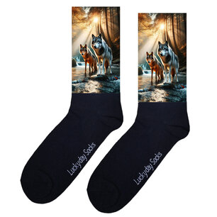 Print 819 Wolven bos